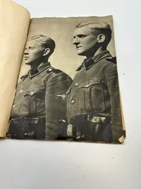Original Dansk SS / Frikorps Danmark hvervehæfte med indklæbet løbeseddel, for Danmark, ekstremt sjælden