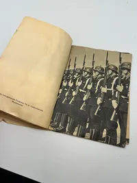 Original Dansk SS / Frikorps Danmark hvervehæfte med indklæbet løbeseddel, for Danmark, ekstremt sjælden