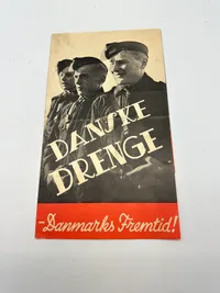 Original Sjælden National socialistisk ungdom, hverve folder.