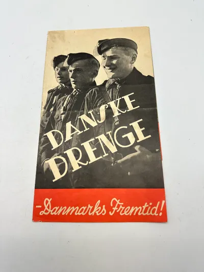 Original Sjælden National socialistisk ungdom, hverve folder.
