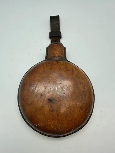 Original dansk feltflaske Model 1873 - blæst på Holmegaard