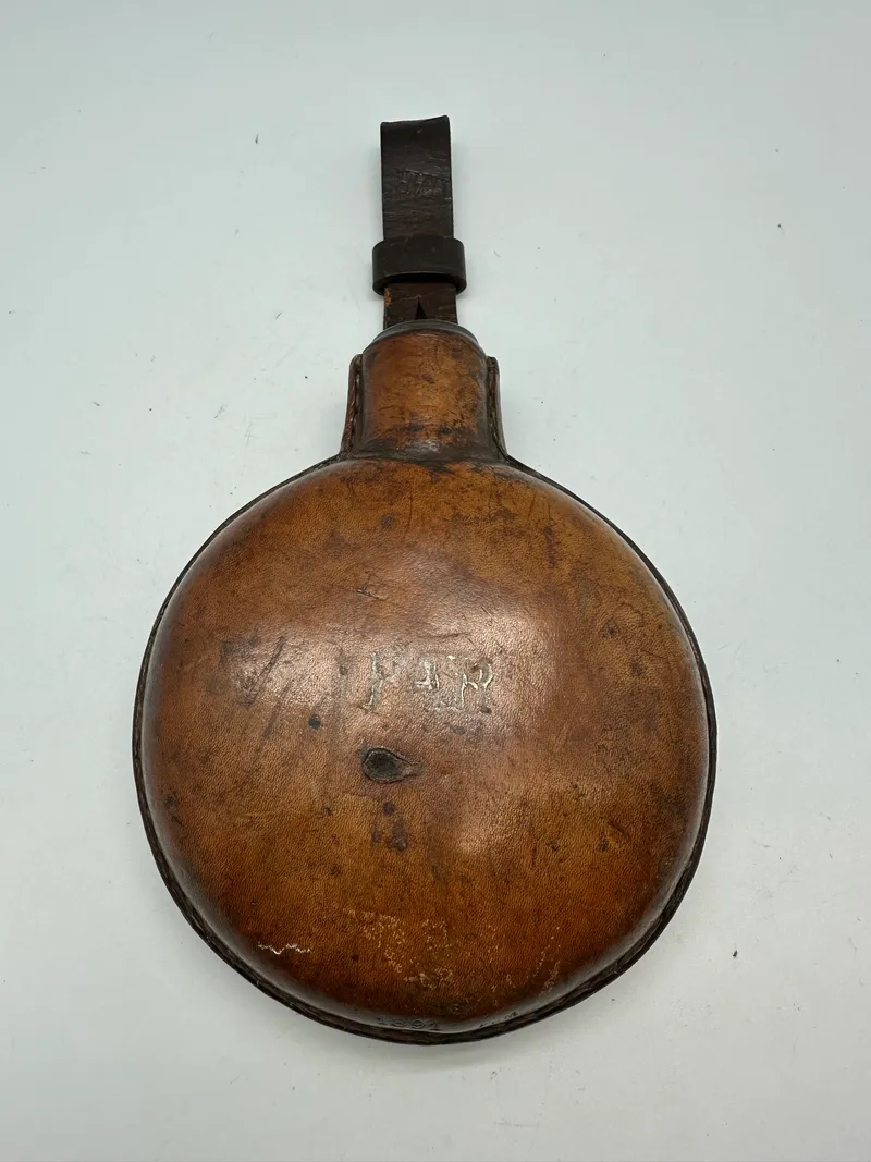 Original dansk feltflaske Model 1873 - blæst på Holmegaard