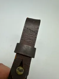 Original dansk feltflaske Model 1873 - blæst på Holmegaard
