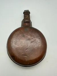 Original dansk feltflaske Model 1873 - blæst på Holmegaard