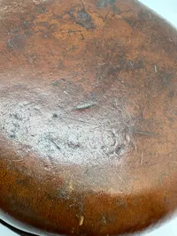 Original dansk feltflaske Model 1873 - blæst på Holmegaard