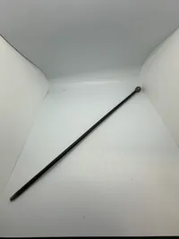 Original Engelsk Første verdenskrig, Swagger Stick med hoved af Sterlingsølv fra The Rifle Brigade (The Prince Consort's Own) sølvstemplet Birmingham 1917