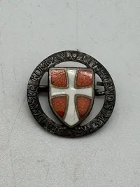 Original nål af sterlingsølv - Den danske kommando i Tyskland