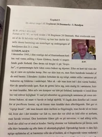 SS regiment 24 Danmark med signatur af forfatter