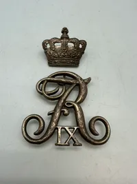 Originalt Stort Kong Frederik IX Rex