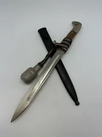 Original tysk ww2 udgangsbajonet med portepé Jäger und Gebirgsjäger units