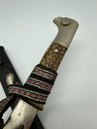 Original tysk ww2 udgangsbajonet med portepé Jäger und Gebirgsjäger units