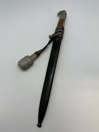 Original tysk ww2 udgangsbajonet med portepé Jäger und Gebirgsjäger units