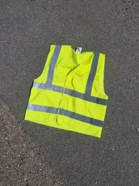 Original refleksvest brugt under filmoptagelser