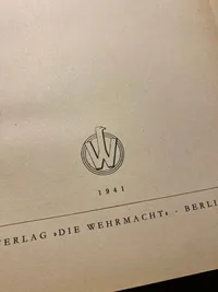 Originalt eksemplar af Die Wehrmacht fra 1941