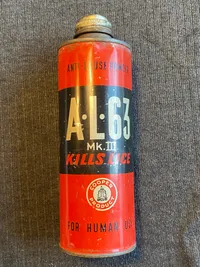 Dåse med MKIII lusemiddel (tom)