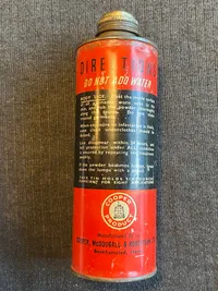 Dåse med MKIII lusemiddel (tom)