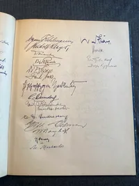 Genoptryk af gæstebogen fra Deutsches Haus Copenhagen - trykt i 500 eks.