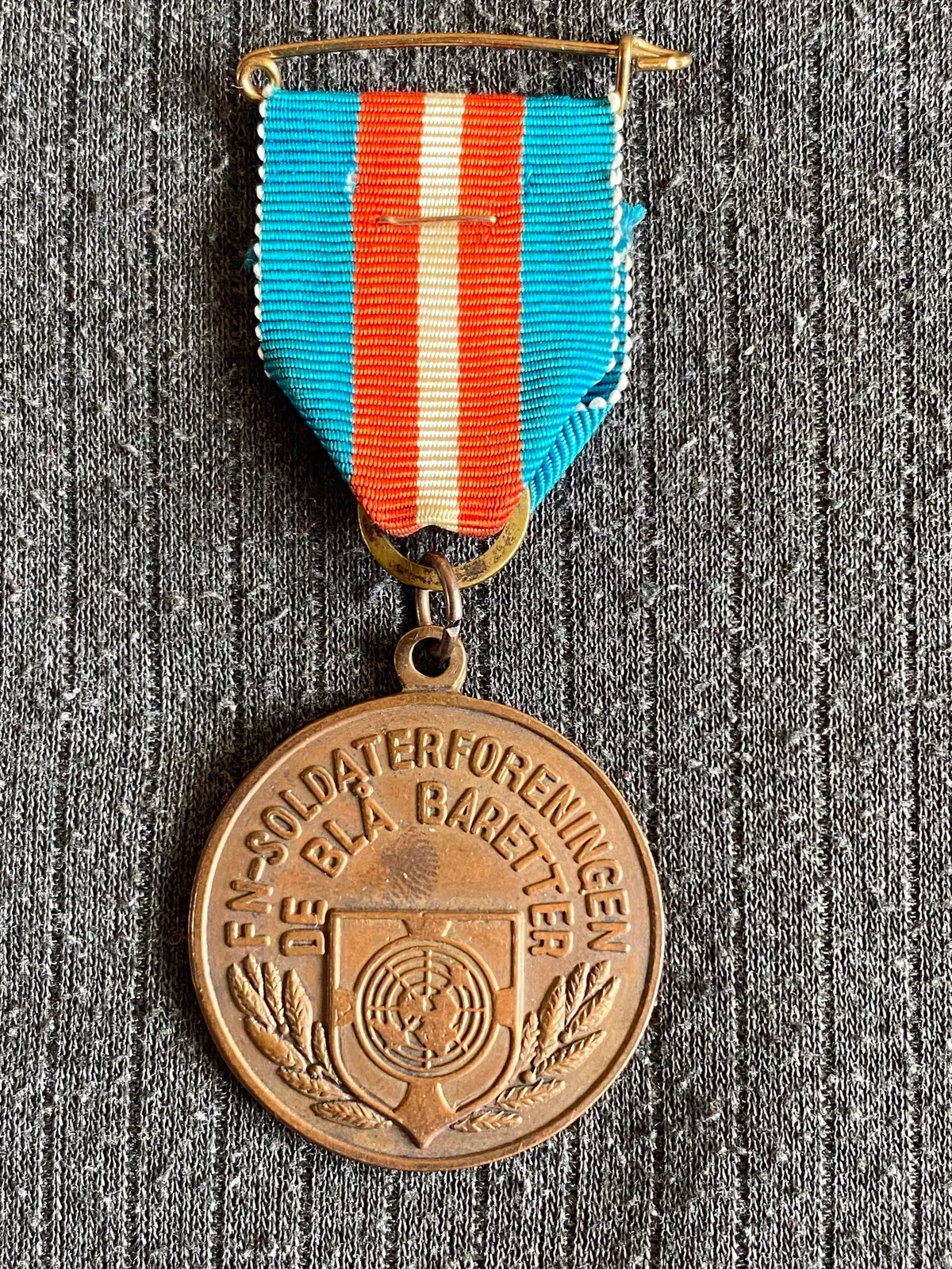 Original medalje - De blå baretter