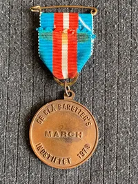 Original medalje - De blå baretter