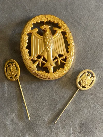 Lot originalt tysk Bundeswehr