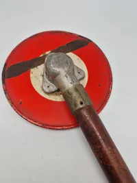 Originalt tysk stop skilt fra politiet