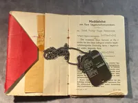 Original dansk soldater bog + hundetegn på sammen mand