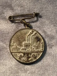Original medalje til minde om besøget på Tuborg