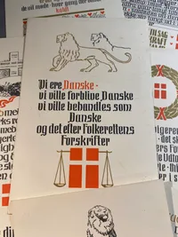 Lot originale danske genforenings postkort