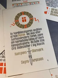 Lot originale danske genforenings postkort