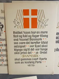 Lot originale danske genforenings postkort