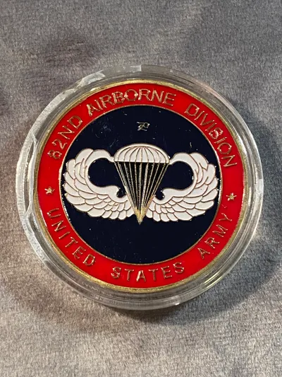 Amerikansk Challenge coin - 82nd Airborne Division