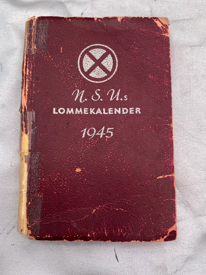 Ekstremt sjælden original lomme kalender fra NSU - 1945