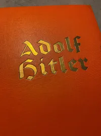Original Adolf Hitler samlehæfte med sjældent originalt omslag som altid mangler