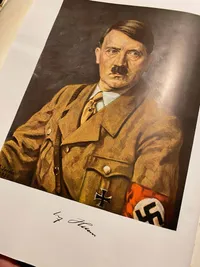 Original Adolf Hitler samlehæfte med sjældent originalt omslag som altid mangler
