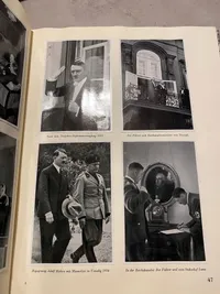 Original Adolf Hitler samlehæfte med sjældent originalt omslag som altid mangler