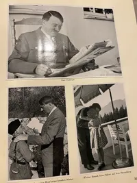 Original Adolf Hitler samlehæfte med sjældent originalt omslag som altid mangler