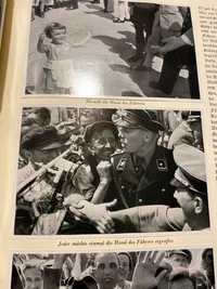 Original Adolf Hitler samlehæfte med sjældent originalt omslag som altid mangler