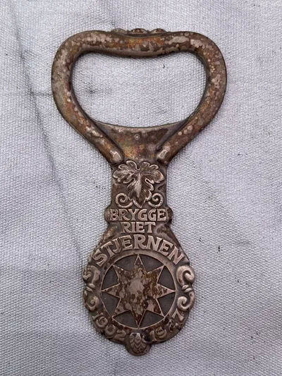 Øloplukker af pletsølv - Bryggeriet “Stjernen” 1902-1927