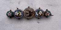 Original italiensk mosaik broche