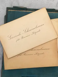 Visitkort holder fra start 1900 tallet - tilhørende tysk Grevinde