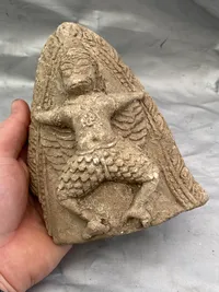 Sjælden original Antefix fra Thailand - tidlig 1800 tals