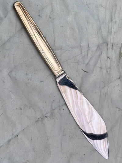 Kagekniv - Georg Jensen. Greb er i sterlingsølv