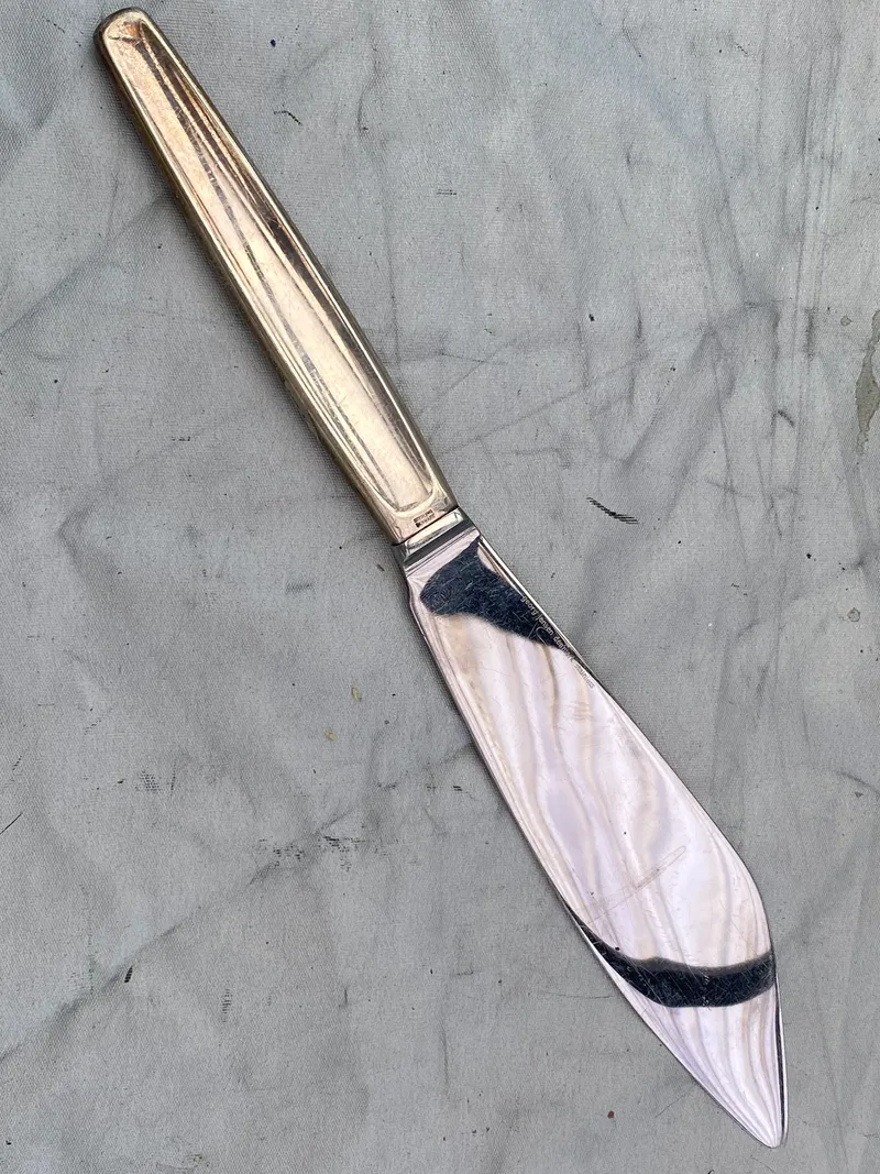 Kagekniv - Georg Jensen. Greb er i sterlingsølv