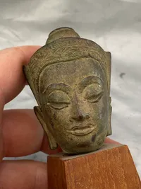 Originalt Buda hoved - Thailand 1800 tallet