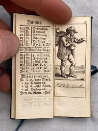Original tysk lommekalender 1820