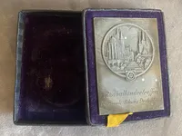 Sjælden original plakette fra tysk Radballändertreffen i 1942 hvor Danmark har stillet op