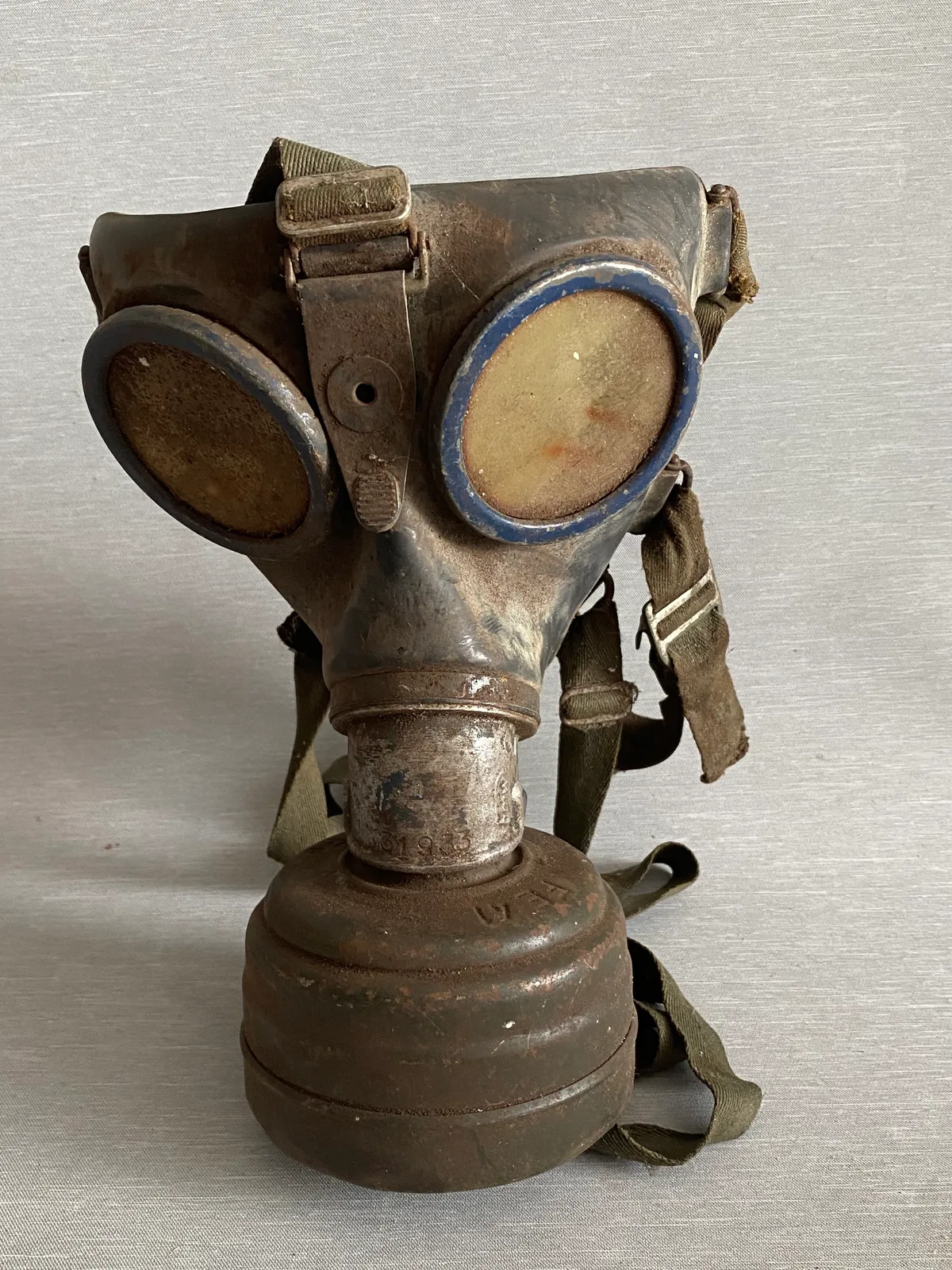 Original tysk ww2 gasmaske - Loftfund