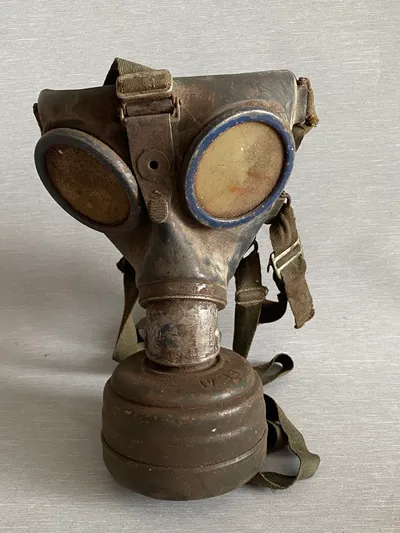 Original tysk ww2 gasmaske - Loftfund