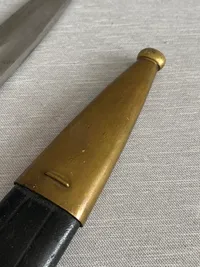 Original brasiliansk model 1908 bajonet (tysk eksport)