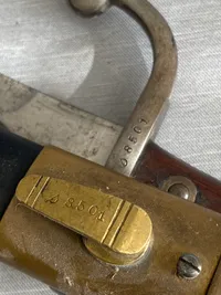 Original brasiliansk model 1908 bajonet (tysk eksport)